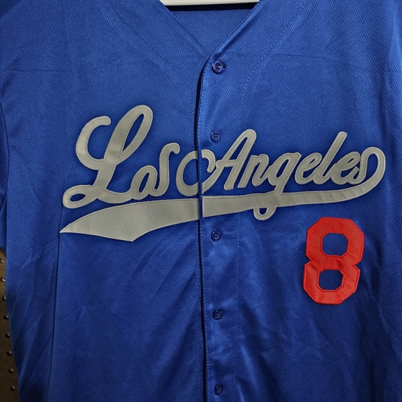 Kobe Bryant Los Angeles Dodgers Jersey Mens Sz LG - Picture 2 of 8